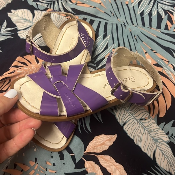 Saltwater purple sandals size 11 - Picture 3 of 4